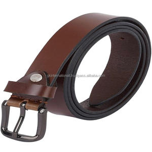 เข็มขัดหนังวัวแท้สำหรับผู้ชาย แบบเต็มตัว พร้อมหัวเข็มขัดโลหะผสมทรงสี่เหลี่ยม มีขนาดให้เลือกตามสั่ง ราคาถูก - Product Image 2