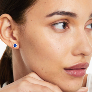 Pendientes de Diamantes Moissanite de Plata 925 Chapados en Oro Brillante, Corte Redondo, Joyería Fina Elegante, Regalo para Fiesta, Aniversario, Boda - Product Image 3