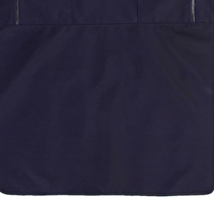 Cape de coiffure pleine longueur en tissu résistant avec poches zippées bleu foncé - Product Image 6