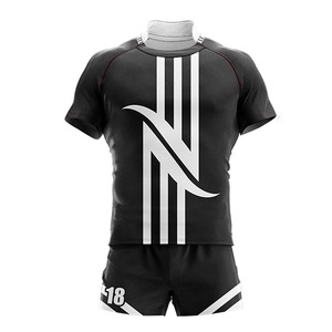 2026 High Quality Men Sublimated Rugby Jersey and <b>Shorts</b> Sports Rugby Uniform Set With 100% <b>Polyester</b> - Product Image 5