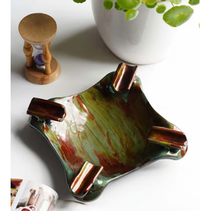 Solid Heavy-Duty Brass <b>Ashtray</b> with Luxury Design Classic Rose Design Easy Clean and Removable At Wholesale Price - Product Image 6