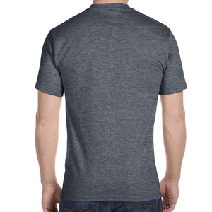 T-shirts pour hommes de qualité supérieure, fabriqués avec soin, en coton biologique 100%, avec logo personnalisé, col rond, service OEM - Product Image 4