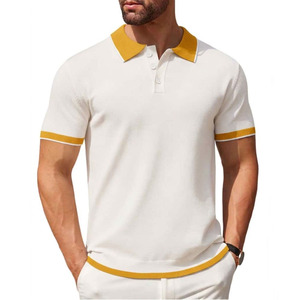 Camisetas Personalizadas de Alta Calidad, Casuales, 100% Poliéster, Tejido Jersey, Secado Rápido, Manga Corta, a Rayas, para Hombre - Product Image 1