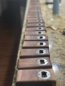 Creative Solid Wood Fridge Magnets Bottle <b>Opener</b> Magnetic Fridge Magnets - Product Image 2