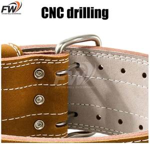 Cinturón de levantamiento de pesas ajustable de cuero vacuno para uso unisex, diseño transpirable de alta resistencia, protección profesional para levantadores profesionales - Product Image 3