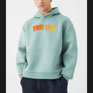 เสื้อฮู้ดดี้โอเวอร์ไซส์ผู้ชาย ผ้าฝ้ายฟลีซ สกรีนโลโก้ได้ สไตล์ลำลอง สตรีทแวร์  รับผลิตแบบ OEM ODM - Product Image 5