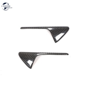 Véritable fibre de carbone sèche côté garde-boue caméra couvre étanche accessoires de décoration extérieure pour Tesla modèle 3/Y/X/S - Product Image 1