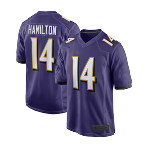 Hot Selling OEM Service <b>Cheap</b> Price Breathable Short Sleeve American Football Jersey 100% Polyester Lightweight Custom Team Name - Product Image 2