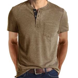 2025 nouveaux hommes microfibre pour Polo T-Shirt Logo personnalisé à manches courtes col rond 100% coton tissu imprimé motif polos - Product Image 4