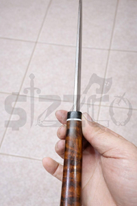 OEM Custom Copper Damascus Steel Razor Sharp Blade Knife Handmade <b>BBQ</b> Meat Carving Chef Knife Resin Handle Ideal Gift - Product Image 4