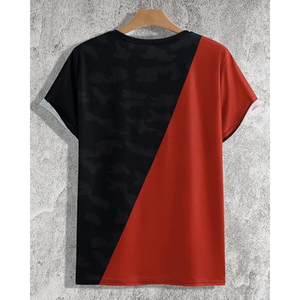 Camiseta gráfica de diseñador para hombre, cuello redondo, manga corta, estampado Drippy, estilo casual urbano. - Product Image 2