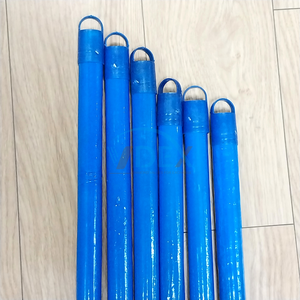 Outils ménagers en PVC colorés manche de balai couvert et bâtons Escoba Eucalyptus en bois - Product Image 5