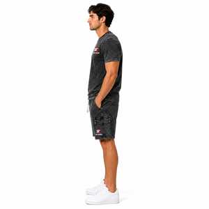 Ensemble de t-shirts en coton noir pour homme FIVE THREADS, col rond, imprimé, décontracté, respirant, manches courtes, vêtements d'été - Product Image 3
