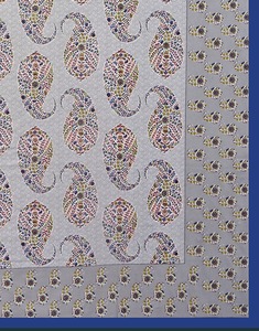 Juego de Sábanas de Algodón Gulmohar King Size con Estampado Floral Paisley Hecho a Mano, con Fundas de Almohada para Hogar y Hotel - Product Image 4