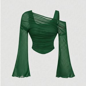 Venta al por Mayor de Tops Cortos para Mujer, Ropa Urbana de Moda, Vestidos de Verano con Logotipo Personalizado, Camiseta Corta Informal a la Moda para Mujer - Product Image 1