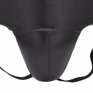 Premium Quality Leather <b>Groin</b> Guards for Men and Women Comfortable Abdominal <b>Protectors</b> for Boxing <b>Groin</b> Guards - Product Image 3