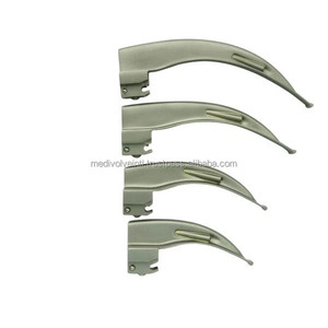 Set de Laringoscopio de Fibra Óptica Medivolve Macintosh con 4 Hojas Curvas de Acero Inoxidable, Eléctrico, Certificado CE e ISO, OEM ODM ENT Airway - Product Image 4
