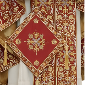 Ensemble de vêtements de prêtre orthodoxe brodés sur mesure ShineWays Enterprises, couleur personnalisée, design croix, Phelonion unisexe, OEM - Product Image 6
