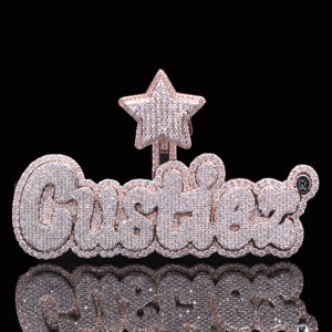 จี้เพชร CZ ทรงมงกุฎแบบฮิปฮอปสั่งทำพิเศษ - Product Image 1