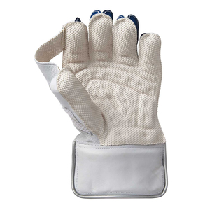 Guantes de Cricket Blancos de PVC, Grosor de 13-16 mm, Cierre a Presión, Transpirables, Tejidos y Sin Costuras, para Mano Derecha, Estilo Deportivo - Product Image 3