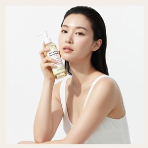 คลีนเซอร์เกาหลี K-Beauty Curizen Curizen Mild Pore Cleansing Oil 200 มล. ผลิตในเกาหลี วีแกน สำหรับทุกเพศ ผลิตภัณฑ์ดูแลผิวหน้า - Product Image 2