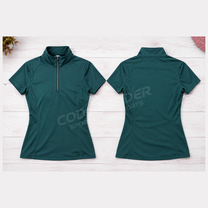 Servicios OEM, Camisetas Ecuestres Personalizadas de Alta Calidad para Mujer, Fabricadas en Fábrica, Camisetas Base Ecuestres para Montar a Caballo - Product Image 6