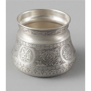 Silver Plated Brass Kalash Luxury Nakshi Work Puja <b>Lota</b> Metal Antique Hindu Temple Decorative Holy Water Pot Wholesale Supplier - Product Image 4
