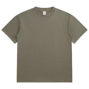 Camiseta de Corte Regular de Alta Calidad con Lavado Ácido para Hombre, Poliéster y Algodón, Secado Rápido y Transpirable, Manga Corta, Último Estilo - Product Image 3