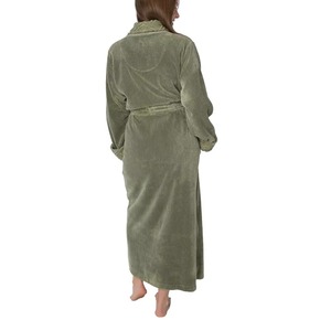 Women's Luxury Custom Bathrobe with Full Sleeves Custom Logo Printed Loungewear Robes Sleep Set Wholesale OEM Service - Product Image 5
