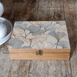 Caja de Madera con Diseño Minimalista y Estampado, Caja Moderna para Joyería, Caja de Almacenamiento de Madera con Estampado para Interiores Contemporáneos, Venta al Por Mayor - Product Image 3