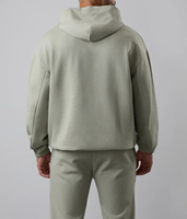Ensemble jogging et sweat à capuche oversize 100 % coton entièrement personnalisé, molletonné, de haute qualité, 2 pièces, pour l'hiver
