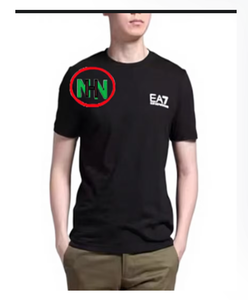T-shirts pour hommes grande taille de qualité supérieure avec motif de lettres logo sur le devant, respirants, en tissu tricoté 100% coton pour l'été – En promotion - Product Image 1