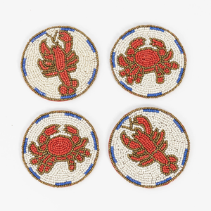 Handmade Seed Bead <b>Coasters</b> With Intricate Embroidery Design Custom Beaded <b>Drink</b> <b>Coasters</b> for Coffee and Dining Tables - Product Image 4