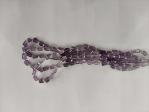 Perles de pierres précieuses d'améthyste naturelle facettées – Perles de pierres précieuses de haute qualité pour la fabrication de bijoux, bracelets et colliers - Product Image 3