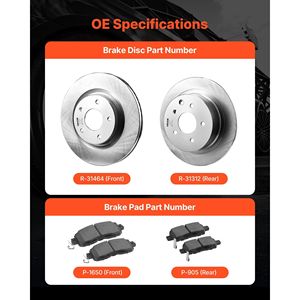 Kit di Riparazione Freni per Nissan Altima 2013-2023, Compatibile con Modelli Base SL SV S Sedan 2014-2018 e 2019-2023 - Product Image 3