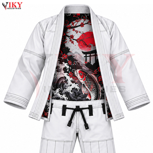 Uniforme de Jiu Jitsu de Buena Calidad, Servicio OEM ODM, Último Diseño, Venta al Por Mayor, Mejor Material, Algodón Cómodo, Gi de Jiu Jitsu BJJ para Hombre - Product Image 6