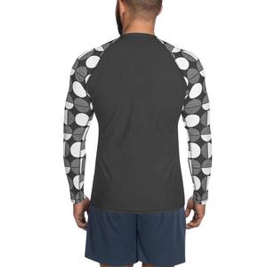 Custom Made Full Sublimated Rash Guard Compression Clothing Men Gym Shirt - Product Image 4