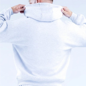 Chándal Deportivo para Hombre, Diseño Moderno, Bordado Personalizado, Cortavientos, Gris Jaspeado, Sudadera con Capucha, Pantalones Deportivos con Puños, Felpa de Algodón - Product Image 2