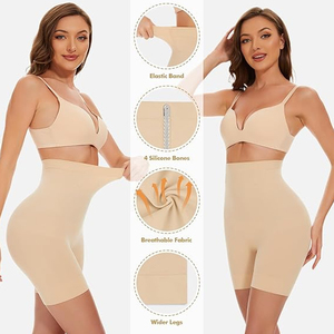 Faja moldeadora de piernas transpirable para un soporte invisible bajo vestidos, jeans y atuendos diarios con ajuste fácil. - Product Image 5