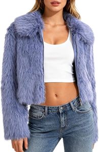 Veste Courte en Fausse Fourrure pour Femme Hiver 2025 – Manches Longues, Ouverte sur le Devant, Style Shaggy, Manteau Tendance - Product Image 3