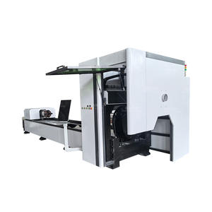 Machine de découpe automatique de <span class=keywords><strong>tubes</strong></span> en fibre laser CNC, système de contrôle Cypcut, pour la découpe de tuyaux métalliques - Product Image 1