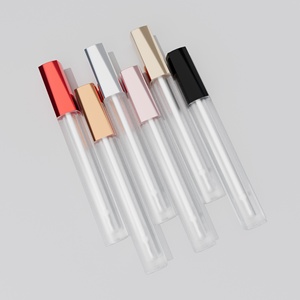 Tube de gloss à lèvres personnalisé 3,5 ml, tubes carrés longs pour gloss à lèvres, flacon en plastique haut de gamme, rouge à lèvres liquide, blush, vente en gros, meilleur prix - Product Image 3