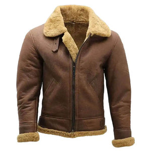 Veste de moto en cuir pour homme SALVA LEATHER, col montant, respirante, écologique, coupe-vent, style streetwear, hiver 2024 - Product Image 1