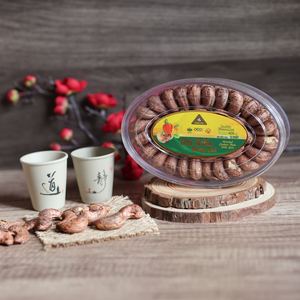 Nueces de Anacardo Tostadas Orgánicas Premium sin Cáscara W180 de Vietnam, 400g, Caja de Regalo Ovalada, Sabor Cremoso y Salado, Venta Directa de Fábrica al por Mayor - Product Image 5