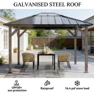 Pergole e Ombreggianti in Legno di Noce Chiaro - Product Image 2