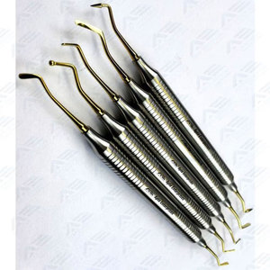 Instrumentos Quirúrgicos Dentales Manuales, Juego de Herramientas de Desincrustación Tipo Sickle, 2mm 2.5mm 3mm, Desincrustadores Dentales de Acero Inoxidable - Product Image 2