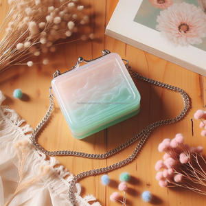 แม่พิมพ์กระเป๋าคลัทช์เรซิ่นโลหะจากอินเดียงานหัตถกรรมเรซินอีพ็อกซี่สุดหรูงานออกแบบได้ตามต้องการ - Product Image 2