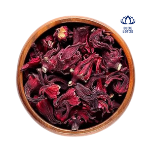 Fleur d'Hibiscus Sabdariffa Rouge Naturelle Séchée Biologique, Ingrédient Alimentaire en Vrac pour Boisson Minceur, Direct Usine - Product Image 1