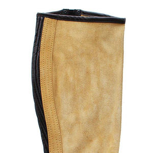 Polainas de Cuero Genuino Estilo Western de Alta Calidad, Secado Rápido, Cómodas, con Cierre de Cremallera, Personalizables - Product Image 3