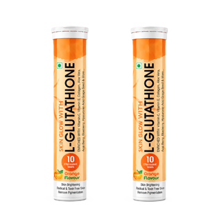 Travel Easy Orange Flavor L-Glutathione <b>Vitamin</b> <b>C</b> Effervescent <b>Tablets</b> 10 Count Suitable For Routine Easy Dissolving In Water - Product Image 1